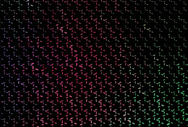 ダークピンク グリーンベクトルの背景にストレートストライプ 線で描いた現代の幾何学的抽象画 あなたのビジネスウェブサイトのパターン — ストックベクタ