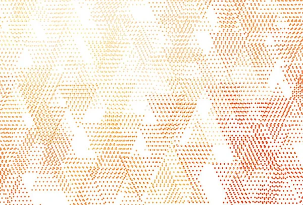 Светло Оранжевый Векторный Фон Треугольниками Кругами Абстрактная Градиентная Иллюстрация Кругами — стоковый вектор
