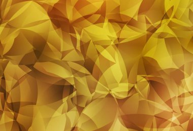 Koyu sarı vektör düşük polimer arkaplan. Çokgen biçiminde, gradyan ile renkli çizimler. İş tasarımınız için yepyeni bir tarz.