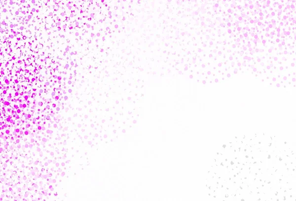 スポットとライトピンクのベクトルの背景 雨のぼやけた滴と光る抽象的なイラスト 未来的な広告 小冊子のパターン — ストックベクタ