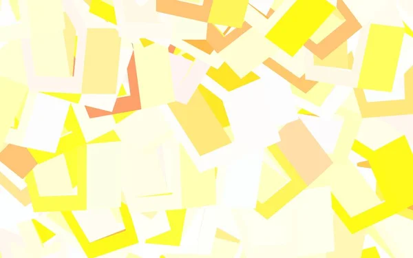 ライトレッド カラフルな六角形と黄色のベクトルパターン カラフルな六角形のセットでイラスト あなたの広告 小冊子のパターン — ストックベクタ