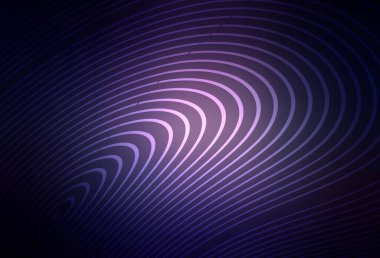 Eğri çizgileri olan koyu mor vektör dokusu. Basit eğri biçiminde parlak renkli bir illüstrasyon. Tasarımınız için basit şablon.