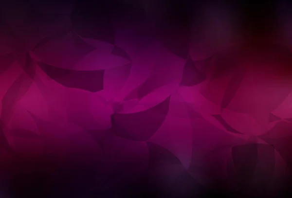 Dunkelrosa Vektor Abstrakten Polygonalen Hintergrund Bunte Abstrakte Illustration Mit Dreiecken — Stockvektor