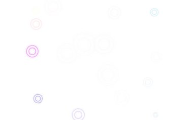 Açık mavi, benekli sarı vektör arka plan. Bulanık dekoratif tasarım baloncuklu soyut tarzda. İş ilanınız için tasarım.