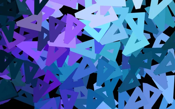 Dunkelrosa Blauer Vektorhintergrund Polygonalen Stil Moderne Abstrakte Illustration Mit Bunten — Stockvektor