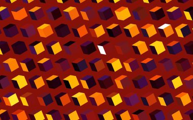 Koyu pembe, eşkenar dörtgenli sarı vektör arkaplan. Renkli dikdörtgenleri olan bir resim. İş ilanları, broşürler, broşürler için desen