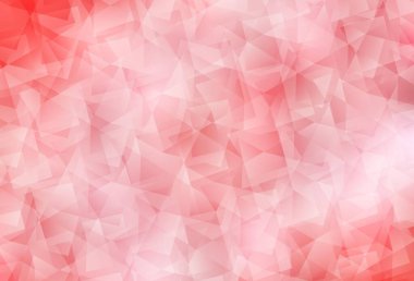 Açık kırmızı vektör çokgen çizimi. Üçgenli renkli soyut çizimler. Marka kitabınız için yeni şablon.