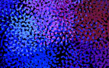 Lacivert, Memphis şekilli kırmızı vektör arkaplan. Rastgele şekillerle soyut tarzda dekoratif tasarım. Web siteniz için basit tasarım.