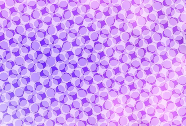 Light Purple Vektor Hintergrund Mit Blasen Illustration Mit Einer Reihe — Stockvektor