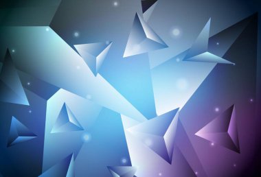 Koyu pembe, mavi vektör düşük polimerli doku. Origami stilinde gradyan ile yaratıcı geometrik illüstrasyon. Web siteniz için yeni bir doku.