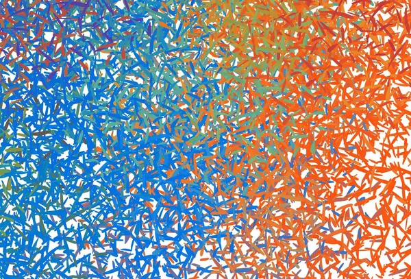 Donker Multicolor Vector Patroon Met Scherpe Lijnen Moderne Geometrische Abstracte — Stockvector