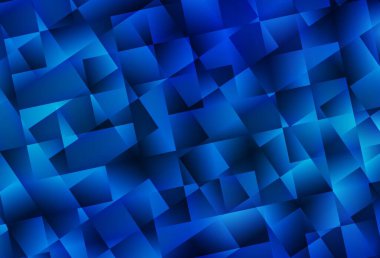 Işık Mavisi vektörü üçgen arkaplan. Yarım ton şeklinde, üçgenli yaratıcı illüstrasyon. Web siteniz için yeni bir doku.