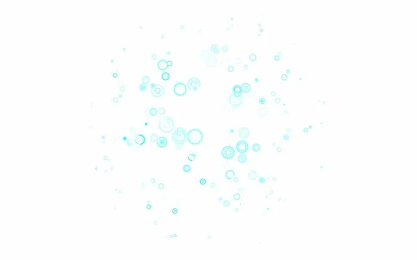 Světle Modrá Vektorová Textura Disky Třpytivé Abstraktní Ilustrace Rozmazanými Kapkami — Stockový vektor