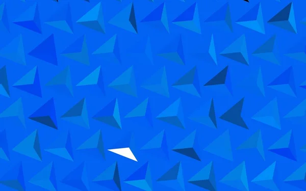 三角形のダークブルーベクトルテンプレート 三角形で抽象的なイラストをキラキラさせます 携帯電話の背景 — ストックベクタ