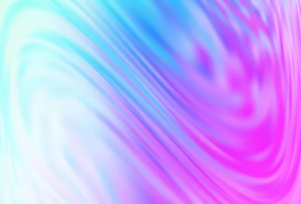 Modèle Lumineux Flou Rose Clair Vecteur Bleu Illustration Colorée Abstraite — Image vectorielle
