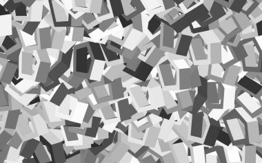 Altıgenli Light Gray vektör arkaplanı. Bulanık arkaplanda renkli altıgenler. İniş sayfaları için desen.