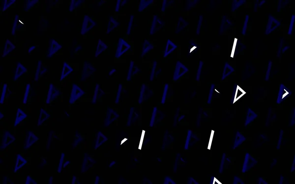 Темно Синяя Красная Векторная Компоновка Линиями Треугольниками Абстрактная Градиентная Иллюстрация — стоковый вектор