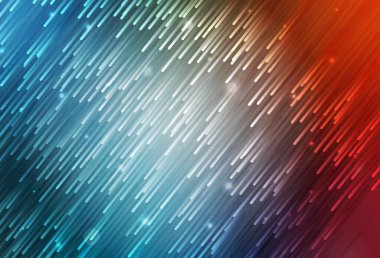 Açık mavi, keskin çizgileri olan kırmızı vektör deseni. Keskin çizgili parlak renkli çizimler. Meşgul web siteleriniz için şablon.