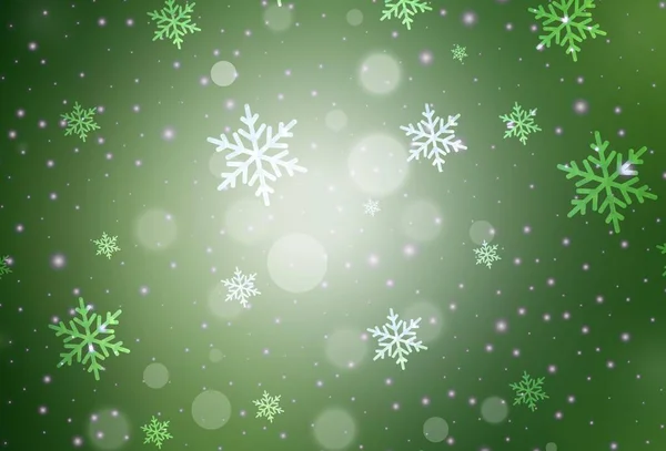 Темно Зеленый Векторный Узор Рождественском Стиле Умная Иллюстрация Градиентными Элементами — стоковый вектор