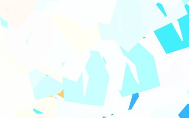 Açık mavi, altıgenli kırmızı vektör arkaplan. Renkli altıgenli bulanık arkaplan. İş ilanınız için tasarım.