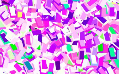 Açık yeşil, altıgen şeklinde kırmızı vektör şablonu. Renkli altıgenli soyut illüstrasyon. İş ilanınız için tasarım.