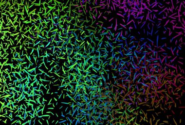 Düz çizgileri olan koyu renkli vektör düzeni. Soyut şablon üzerinde çizgileri olan renkli, parlak bir illüstrasyon. Reklamınız, posteriniz, afişiniz için en iyi tasarım.