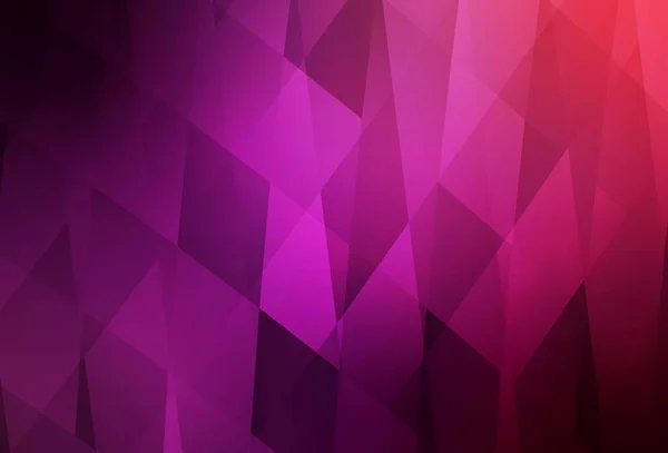 Dark Purple Pink Vector Background Полігональному Стилі Декоративний Дизайн Абстрактному — стоковий вектор