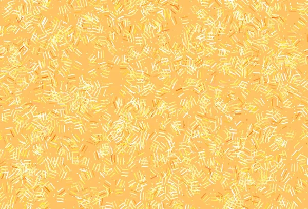 Hell Orangefarbener Vektorhintergrund Mit Geraden Linien Punkten Verschwommenes Dekoratives Design — Stockvektor