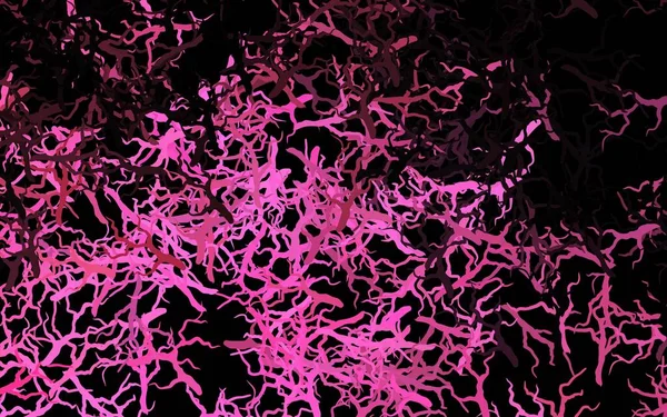 Темно Рожевий Жовтий Векторний Природний Фон Листям Гілками Сучасна Абстрактна — стоковий вектор