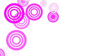 Kabarcıklı açık pembe vektör arkaplanı. Doğa tarzında renkli baloncuklu soyut illüstrasyon. Güzel web siteleri için desen.