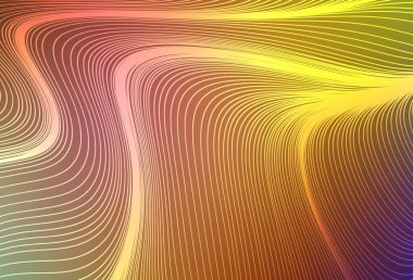 Düz çizgileri olan çok renkli ışık vektör düzeni. Bulanık dekoratif tasarım basit bir şekilde çizgilerle. Reklamlar, posterler, afişler için desen.