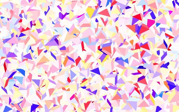 Светлый Многоцветный Векторный Фон Прямыми Треугольниками Иллюстрация Набором Красочных Треугольников — стоковый вектор