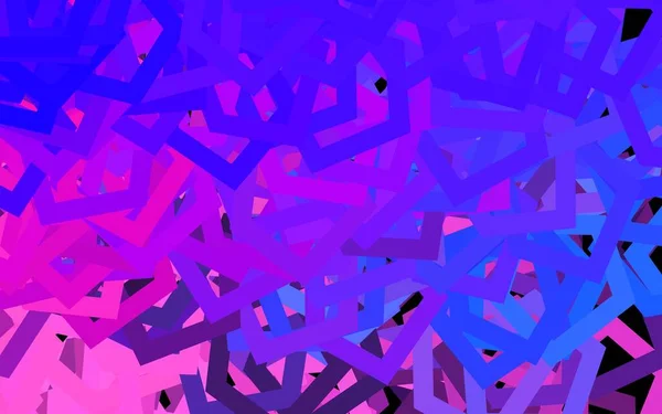 Σκούρο Ροζ Μπλε Διανυσματικό Μοτίβο Πολύχρωμα Εξάγωνα Πολύχρωμα Εξάγωνα Στο — Διανυσματικό Αρχείο