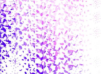 Açık Mor, noktalı pembe vektör arkaplan. Doğa tarzında bulanık halkaları olan güzel renkli çizimler. İş ilanınız için tasarım.