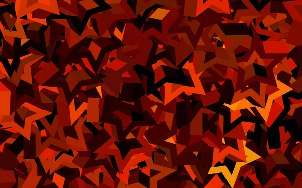 Mise Page Vectorielle Rouge Foncé Avec Lignes Triangles Illustration Avec — Image vectorielle