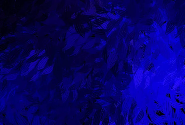 Dark Purple Vecteur Élégant Fond Avec Des Feuilles Illustration Abstraite — Image vectorielle