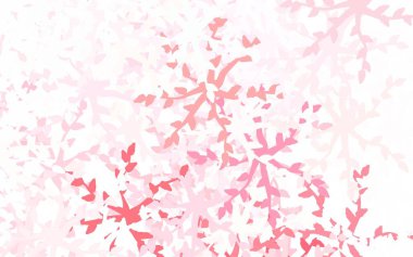 Rastgele şekilli açık kırmızı vektör deseni. Renkli rastgele şekillerle modern soyut illüstrasyon. Web siteniz için basit tasarım.