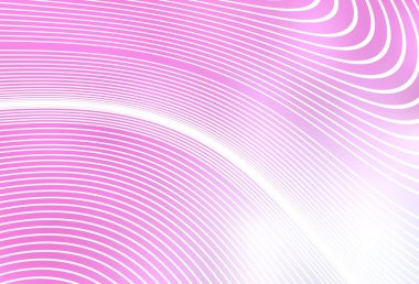 Açık pembe çizgili vektör şablonu. Soyut ve gradyan renkte renkli çizimler. Tasarımınız için desen.