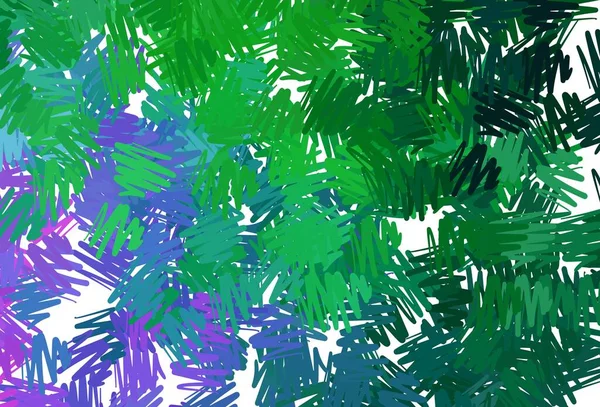 Світло Рожевий Зелений Векторний Фон Прямими Лініями Блискуча Кольорова Ілюстрація — стоковий вектор
