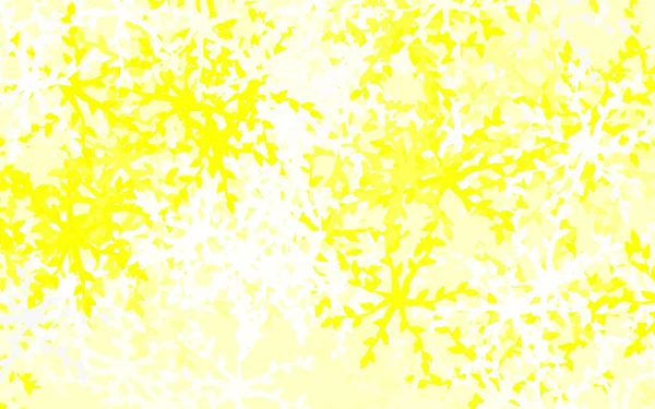 Светло Желтый Векторный Узор Произвольной Формы Красочные Хаотические Формы Градиентом — стоковый вектор