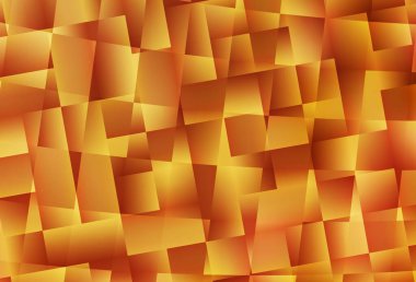 Açık Turuncu vektör arkaplanı çokgen biçiminde. Renkli dikdörtgenleri olan bir resim. İş ilanları, broşürler, broşürler için desen