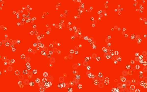 スポットとライトレッドベクトルの背景 カラフルな水滴と現代抽象的なイラスト あなたのビジネス広告のデザイン — ストックベクタ