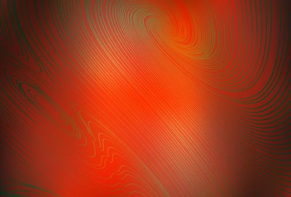 Patrón Vectorial Rojo Claro Con Líneas Dobladas Una Ilustración Abstracta — Vector de stock