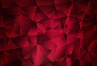 Koyu mor vektör eğimli üçgen şablonu. Zarif üçgenleri olan soyut çizimler. Pankartın için tamamen yeni bir şablon.