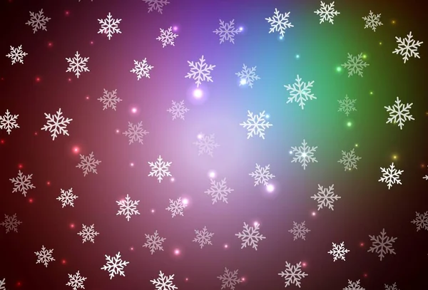 Fondo Vectorial Multicolor Oscuro Estilo Navidad Modernas Formas Abstractas Del — Vector de stock