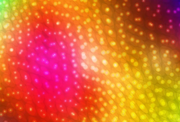 Темний Багатобарвний Векторний Візерунок Сферами Сучасна Абстрактна Ілюстрація Барвистими Краплями — стоковий вектор