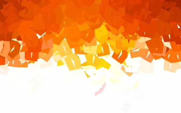 Light Orange Vektor Háttér Hatszögű Illusztráció Színes Hatszögekkel Tervezés Üzleti — Stock Vector