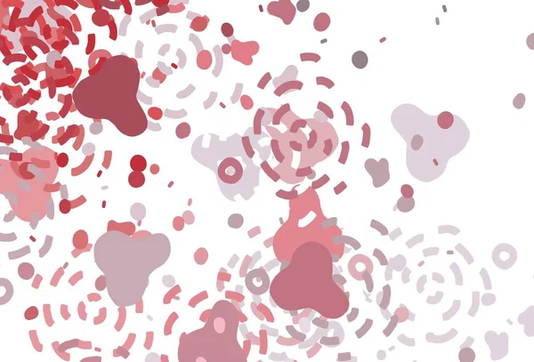 Soyut biçimlerde açık kırmızı vektör dokusu. Soyut tarzda rengarenk gradyan şekilleri olan bir resim. Duvar kağıtları için zarif tasarım.