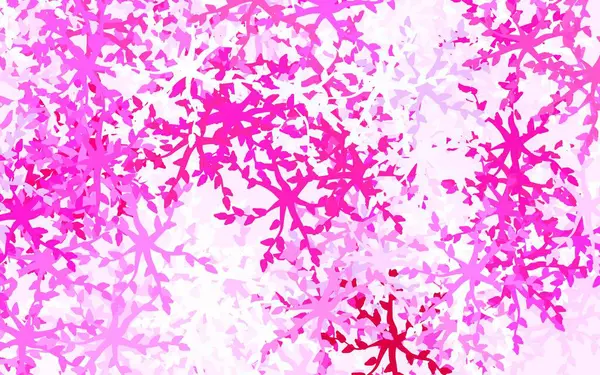 Светло Фиолетовый Розовый Векторный Узор Случайными Формами Красочные Хаотические Формы — стоковый вектор