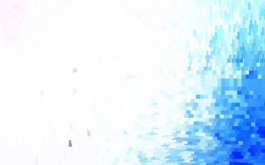 Açık Pembe, eşkenar dörtgenli mavi vektör şablonu. Dikdörtgenli soyut gradyan çizimi. Web siteleri için şablon kullanılabilir.